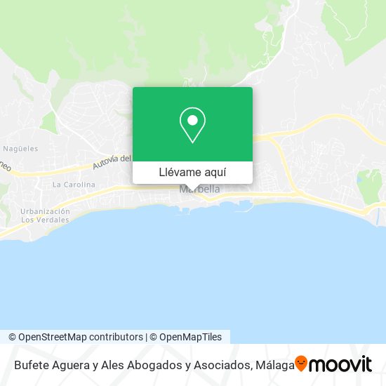 Mapa Bufete Aguera y Ales Abogados y Asociados