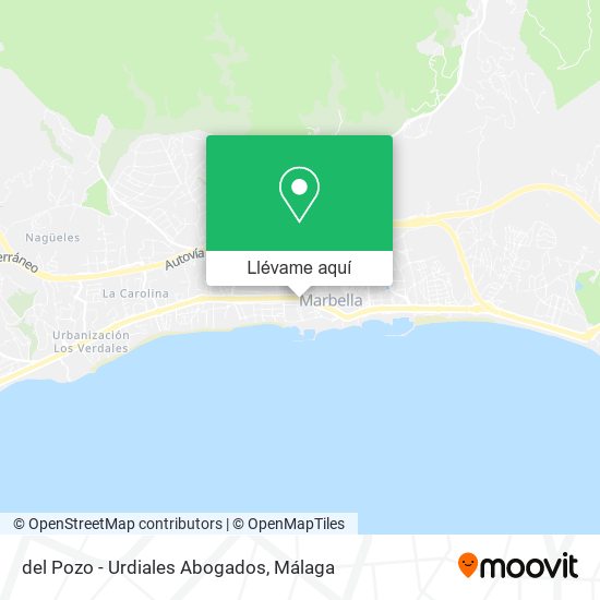 Mapa del Pozo - Urdiales Abogados