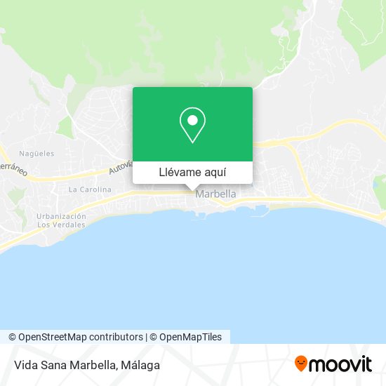 Mapa Vida Sana Marbella