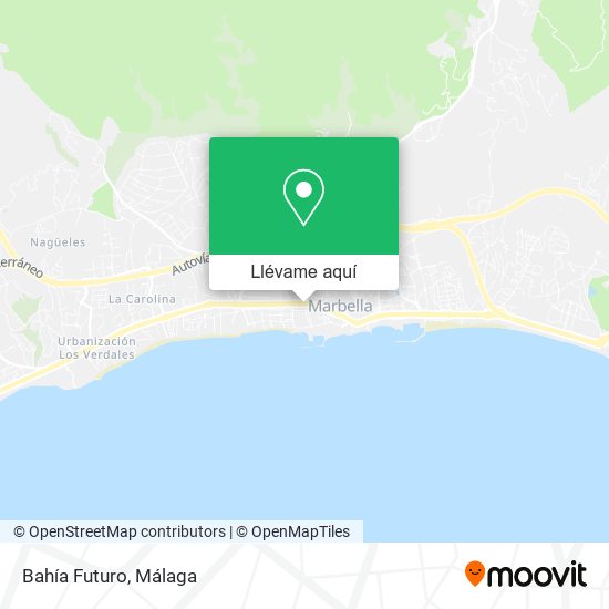 Mapa Bahía Futuro