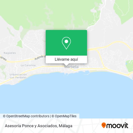 Mapa Asesoría Ponce y Asociados