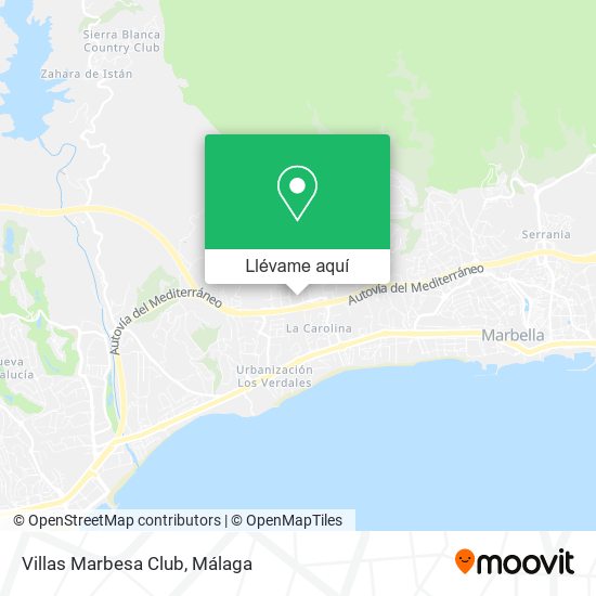 Mapa Villas Marbesa Club