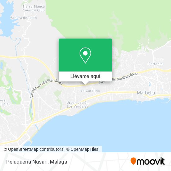 Mapa Peluquería Nasari