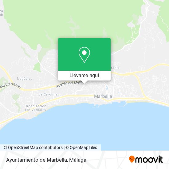 Mapa Ayuntamiento de Marbella