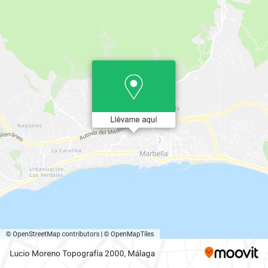 Mapa Lucio Moreno Topografía 2000