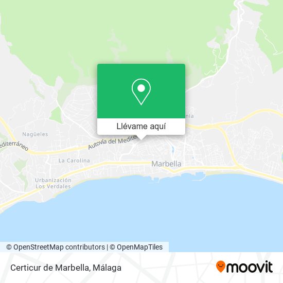 Mapa Certicur de Marbella