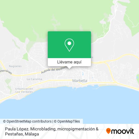 Mapa Paula López. Microblading, micropigmentación & Pestañas