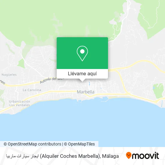 Mapa ايجار سيارات ماربيا (Alquiler Coches Marbella)