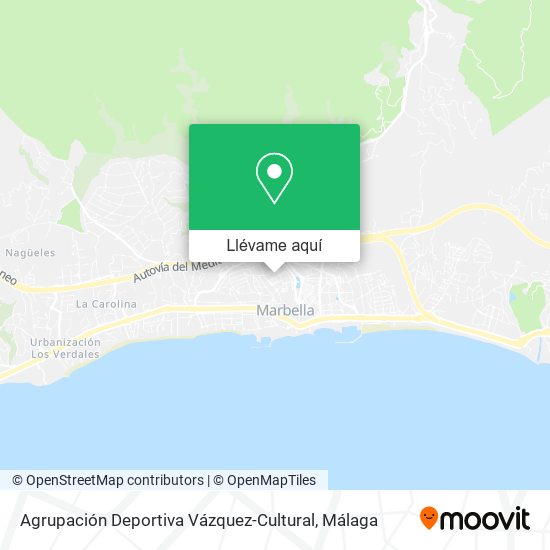 Mapa Agrupación Deportiva Vázquez-Cultural