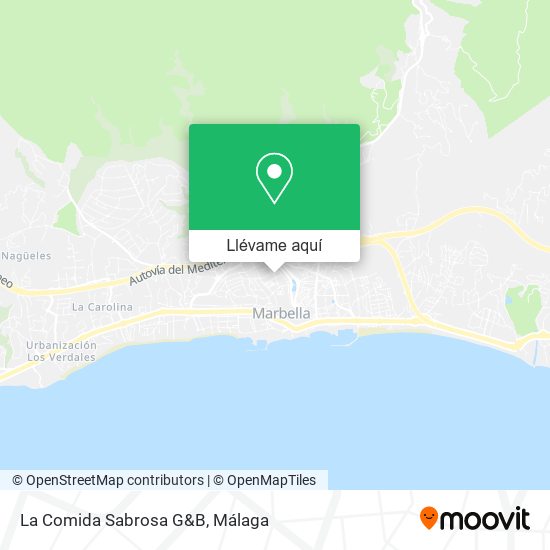 Mapa La Comida Sabrosa G&B