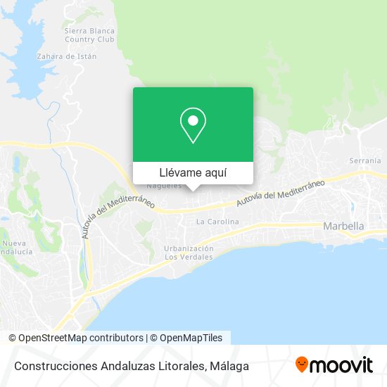 Mapa Construcciones Andaluzas Litorales