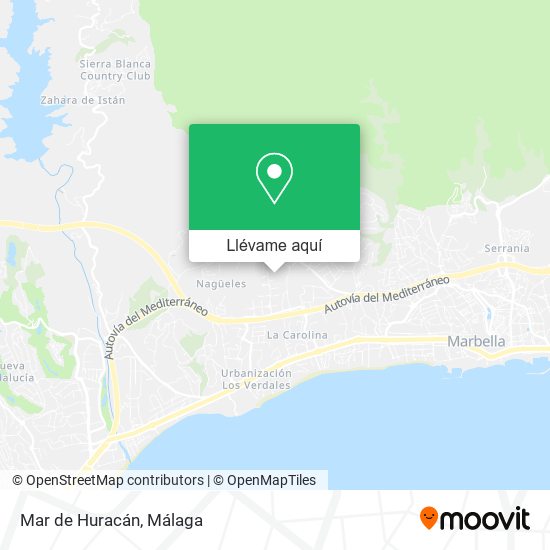 Mapa Mar de Huracán
