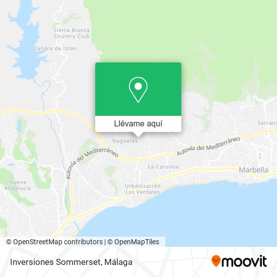 Mapa Inversiones Sommerset