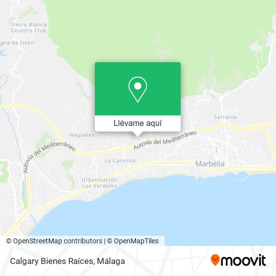 Mapa Calgary Bienes Raíces