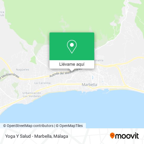Mapa Yoga Y Salud - Marbella