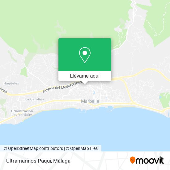 Mapa Ultramarinos Paqui