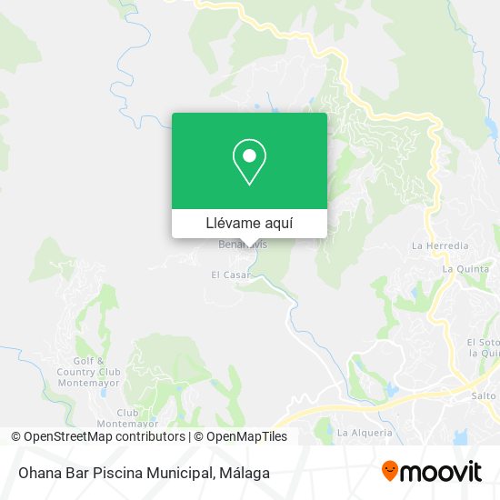Mapa Ohana Bar Piscina Municipal