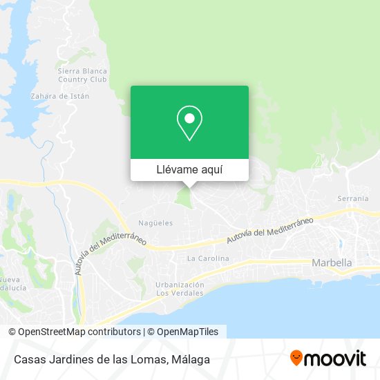 Mapa Casas Jardines de las Lomas