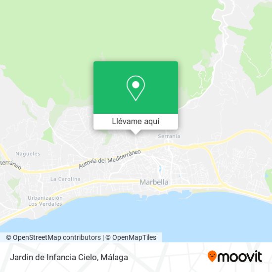 Mapa Jardin de Infancia Cielo