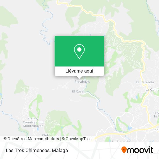 Mapa Las Tres Chimeneas