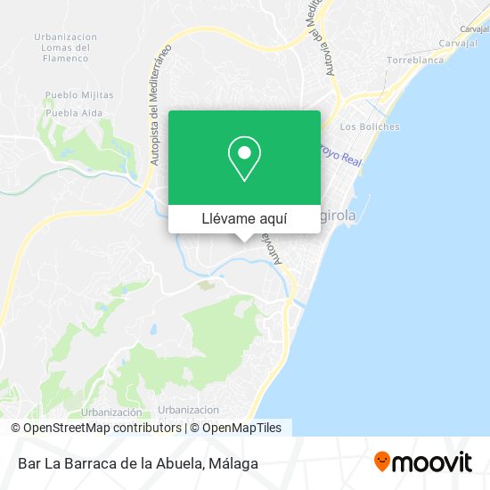 Mapa Bar La Barraca de la Abuela