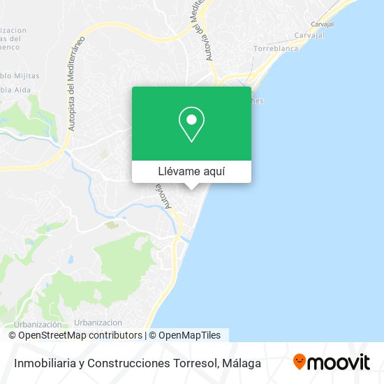 Mapa Inmobiliaria y Construcciones Torresol