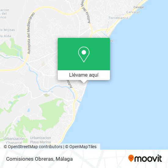 Mapa Comisiones Obreras
