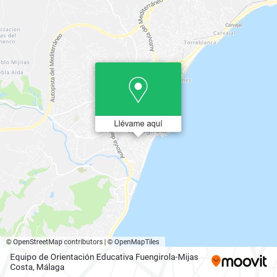 Mapa Equipo de Orientación Educativa Fuengirola-Mijas Costa