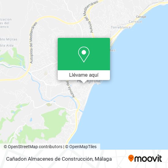 Mapa Cañadon Almacenes de Construcción
