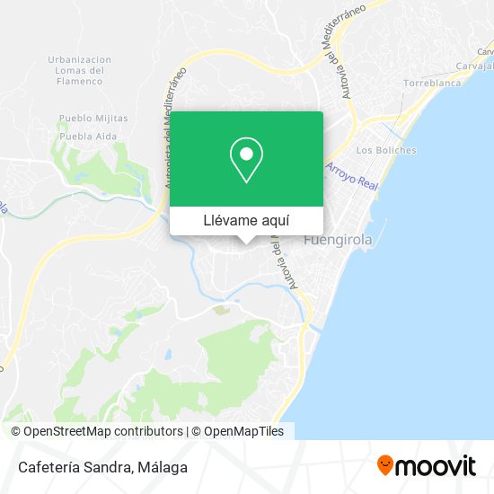 Mapa Cafetería Sandra