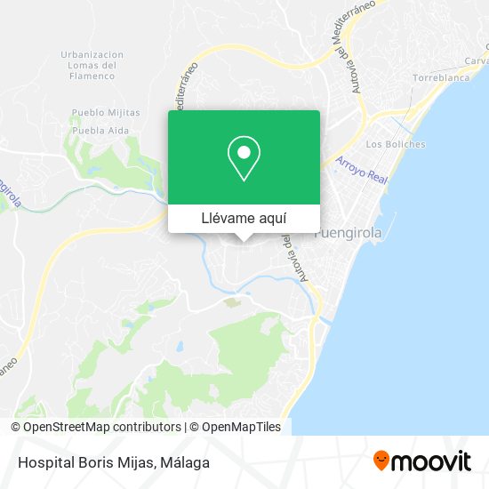 Mapa Hospital Boris Mijas