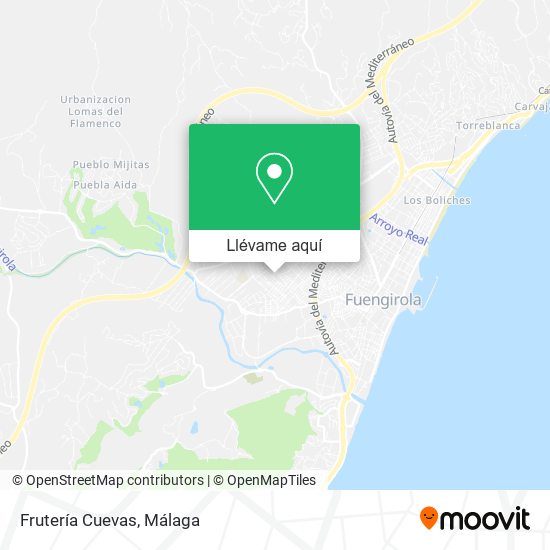 Mapa Frutería Cuevas