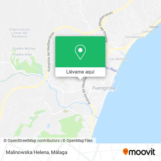 Mapa Malinowska Helena