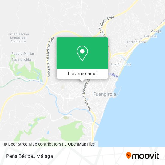 Mapa Peña Bética.
