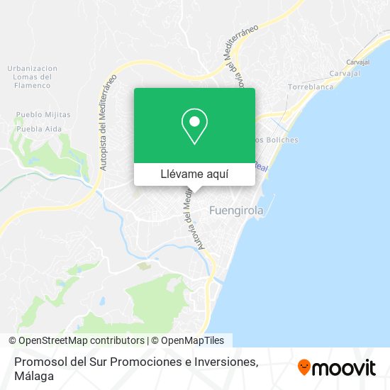 Mapa Promosol del Sur Promociones e Inversiones