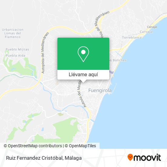 Mapa Ruiz Fernandez Cristóbal