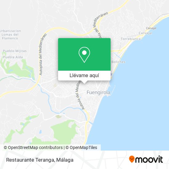 Mapa Restaurante Teranga