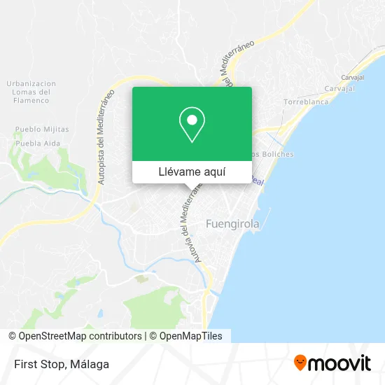 Mapa First Stop