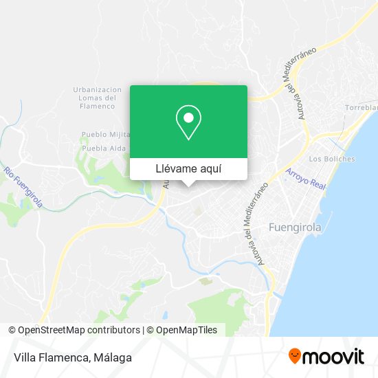 Mapa Villa Flamenca