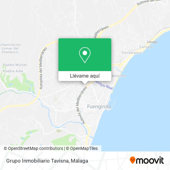 Mapa Grupo Inmobiliario Tavisna