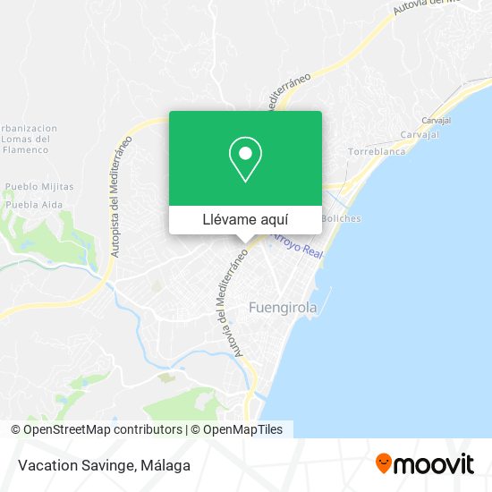 Mapa Vacation Savinge