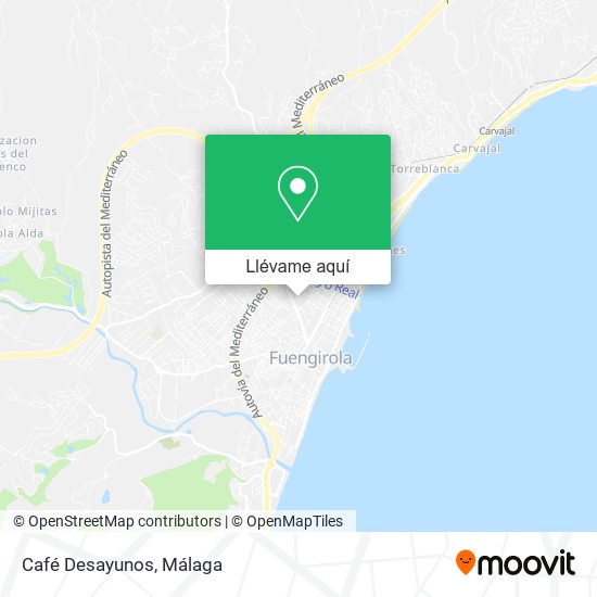 Mapa Café Desayunos
