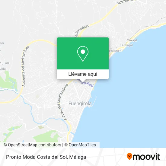 Mapa Pronto Moda Costa del Sol