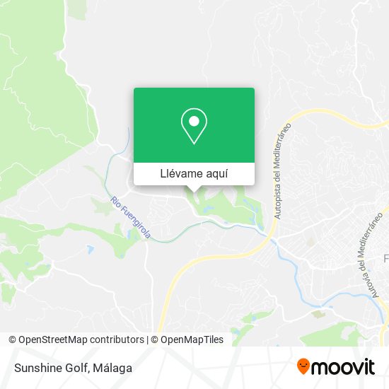 Mapa Sunshine Golf