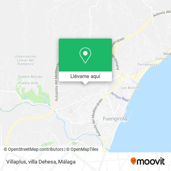 Mapa Villaplus, villa Dehesa