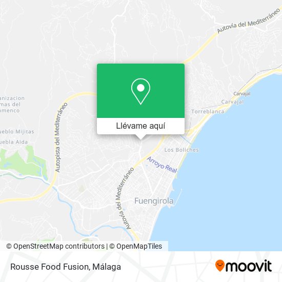 Mapa Rousse Food Fusion