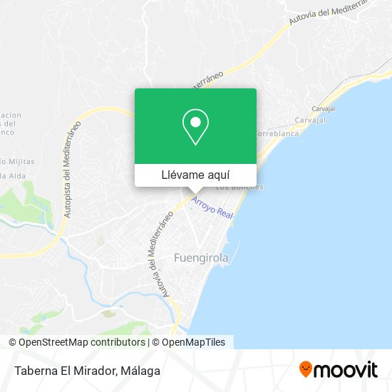 Mapa Taberna El Mirador
