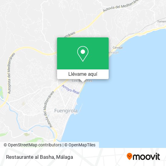 Mapa Restaurante al Basha