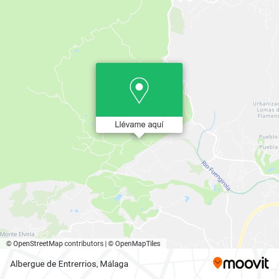 Mapa Albergue de Entrerrios