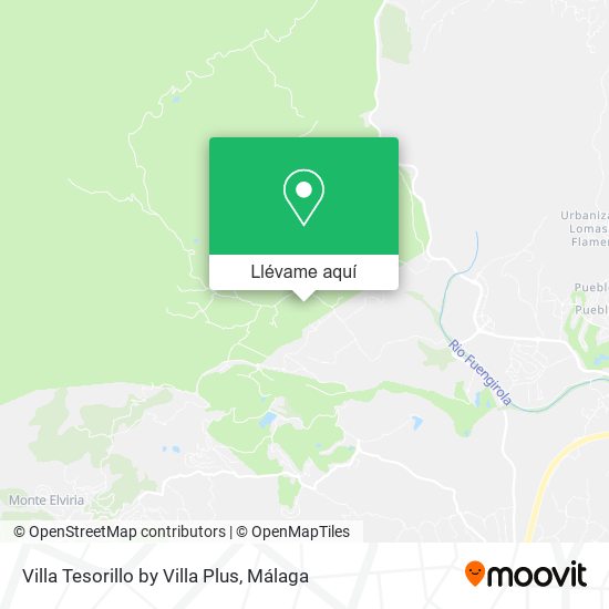 Mapa Villa Tesorillo by Villa Plus